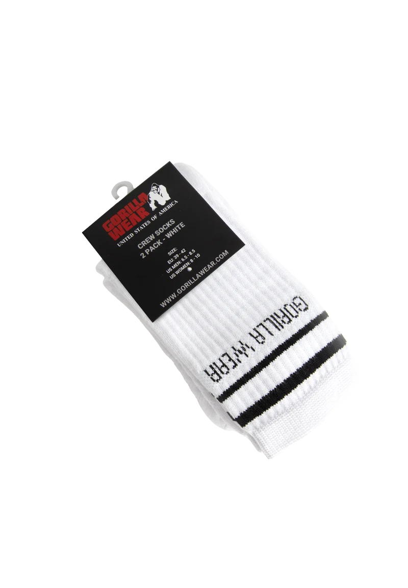 Crew Socks 2-Pack - White