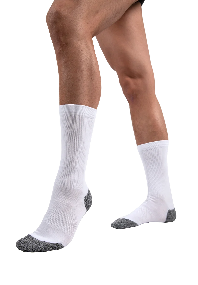 Performance Crew Socks - White