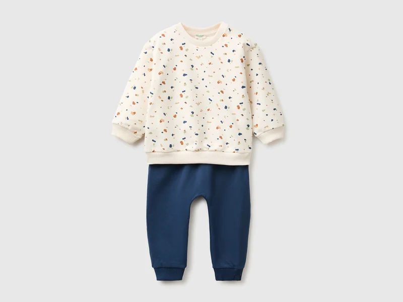 Set aus Stretch-Sweatware