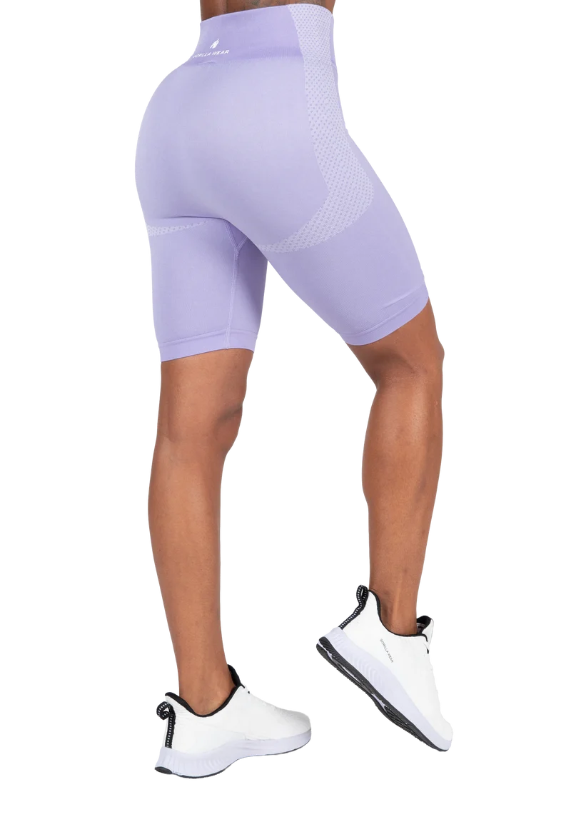 Selah Seamless Cycling Shorts - Lilac