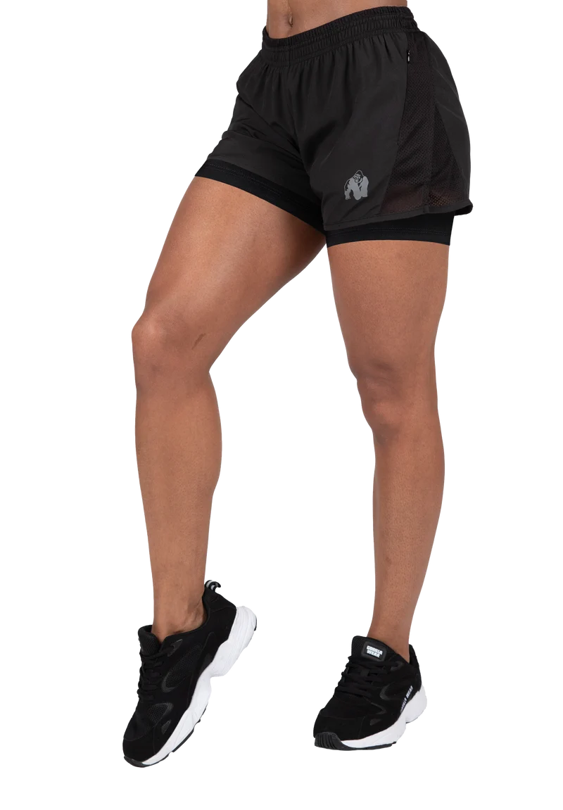 Portland 2-In-1 Shorts - Black