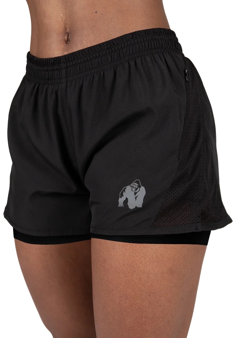 Portland 2-In-1 Shorts - Black