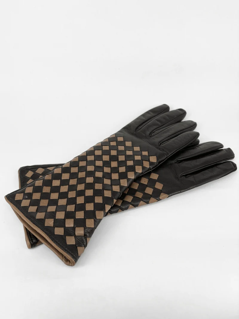 Lederhandschuhe milang bottega