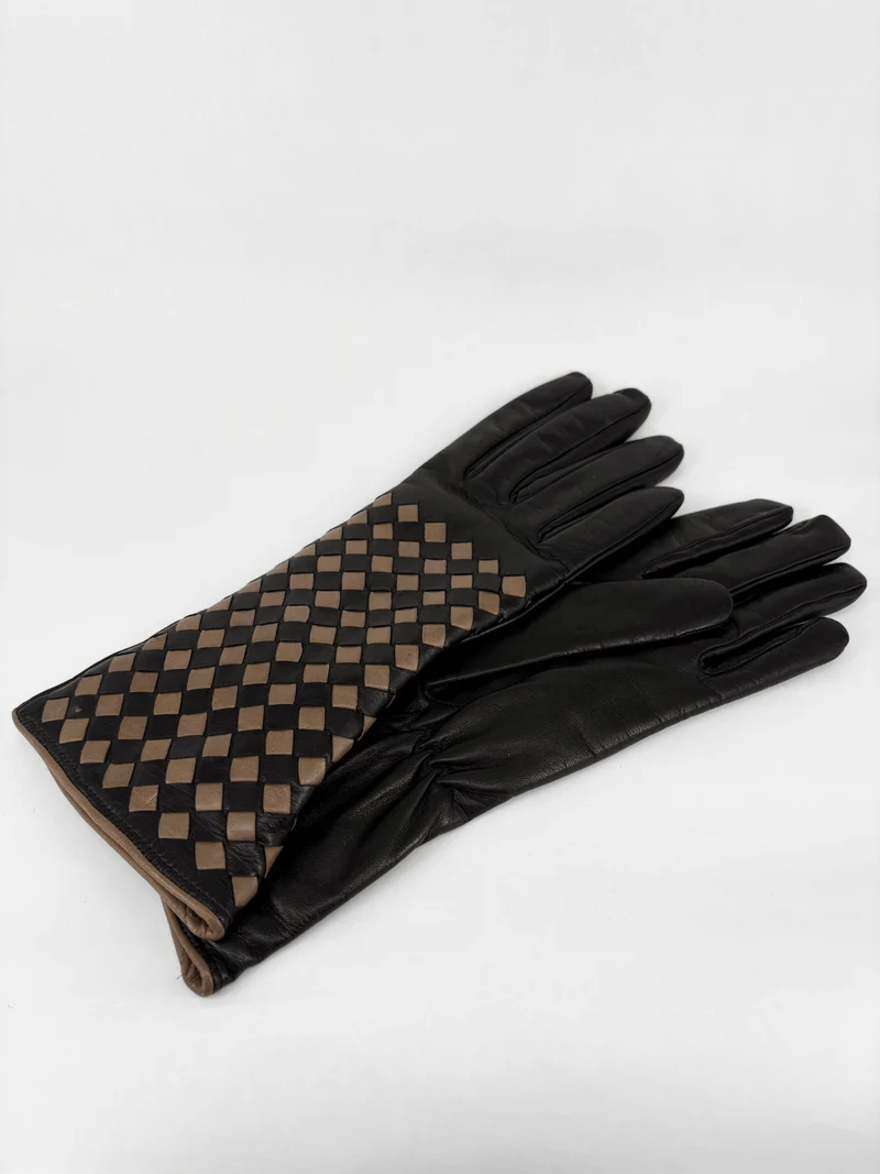 Lederhandschuhe milang bottega