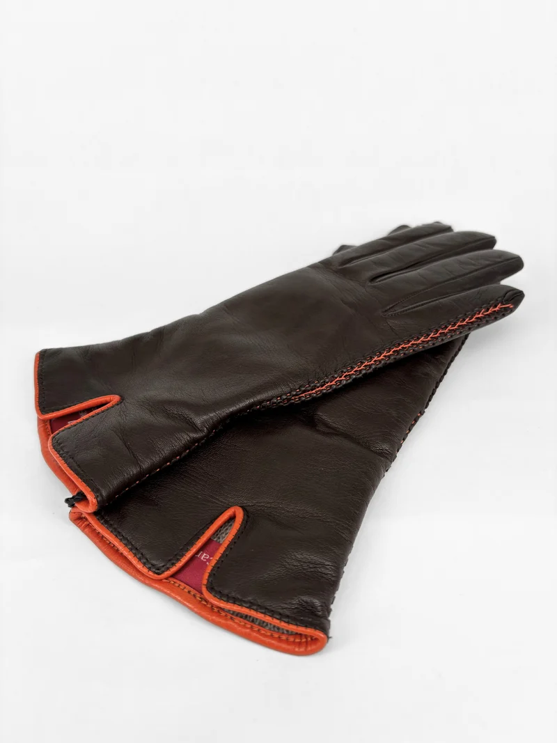 Lederhandschuhe Braun