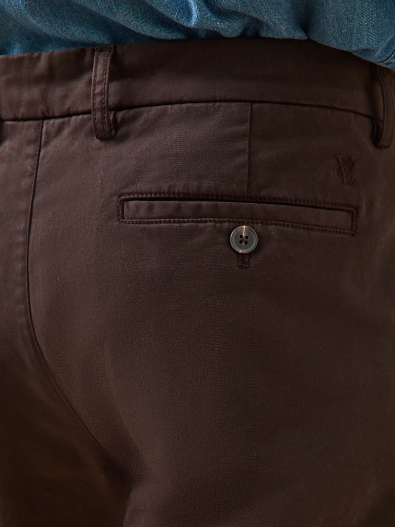 Herren-Chinohose aus Gabardine
