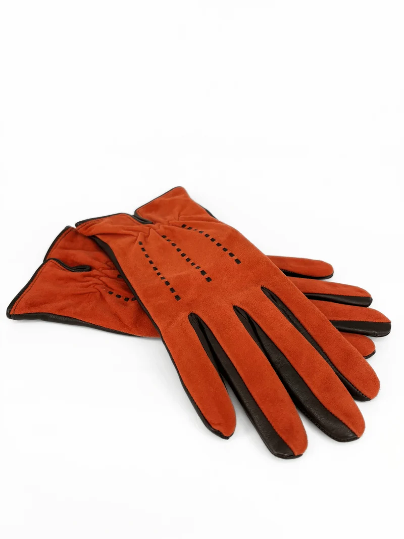 Lederhandschuhe Rot
