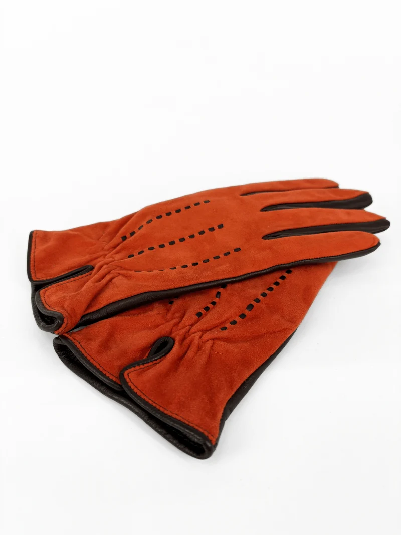 Lederhandschuhe Rot
