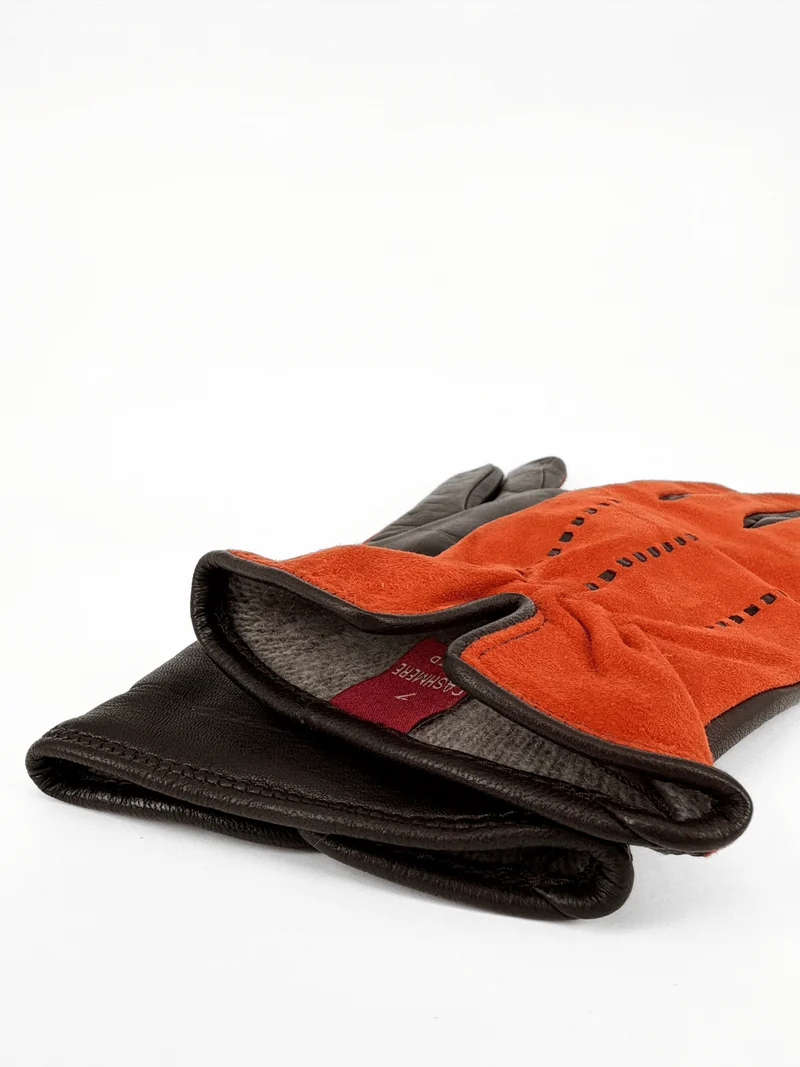 Lederhandschuhe Rot