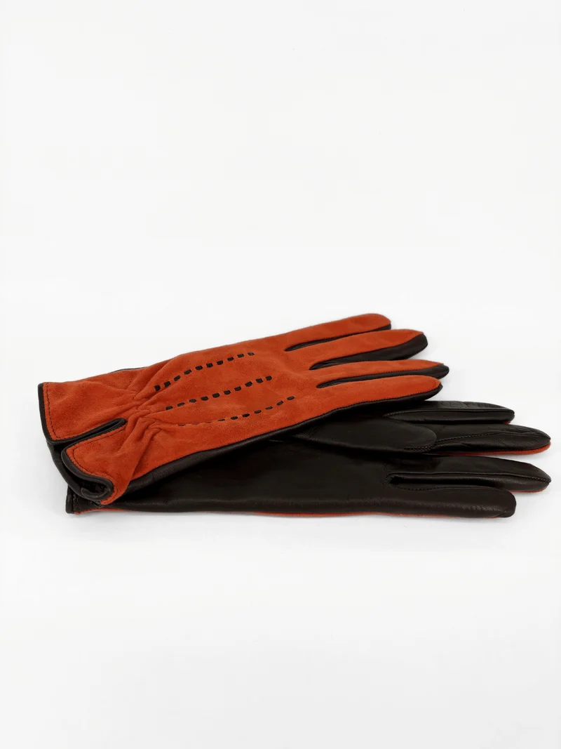 Lederhandschuhe Rot