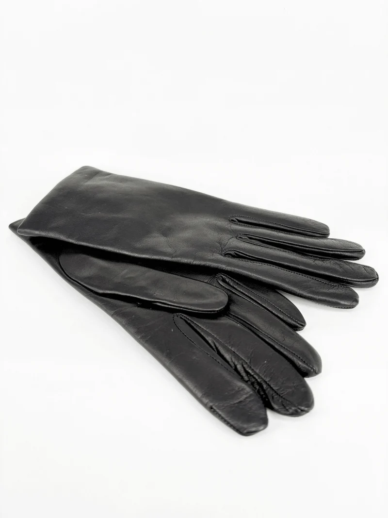Lederhandschuhe Dunkelblau