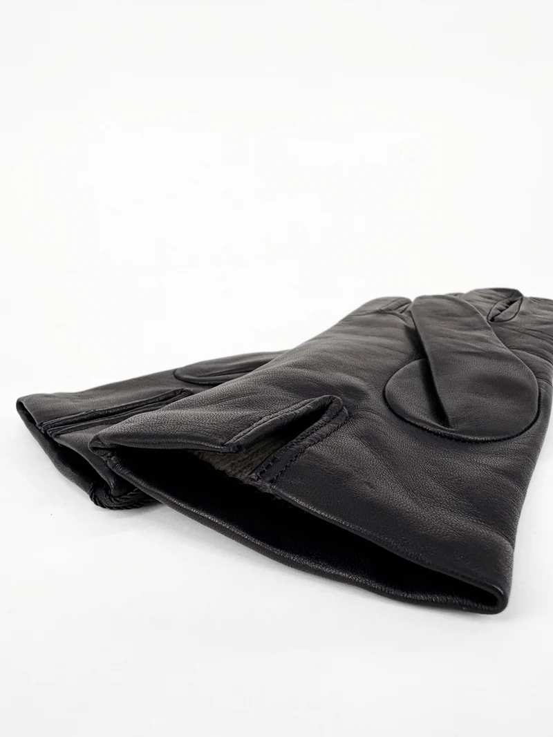 Lederhandschuhe Dunkelblau