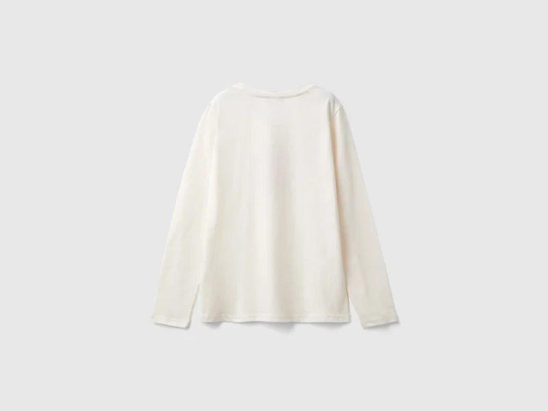 Langärmeliges T-Shirt aus Bio-Baumwolle