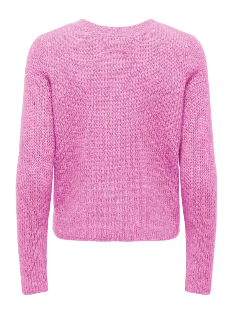 ONLVIGGA LS O-NECK BADGE CARDIGAN KNT