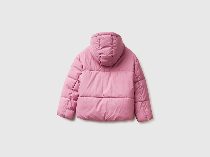Wattierte Jacke mit Kapuze
