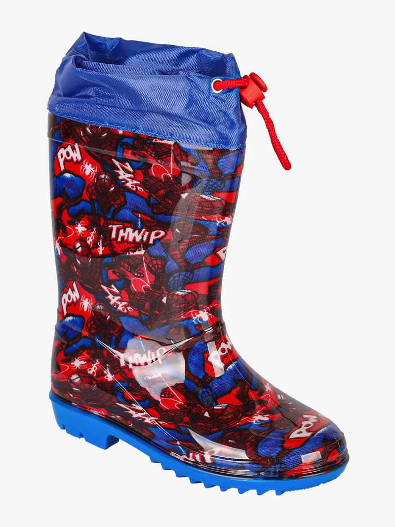 Stivali pioggia da bambino con stampe - blu