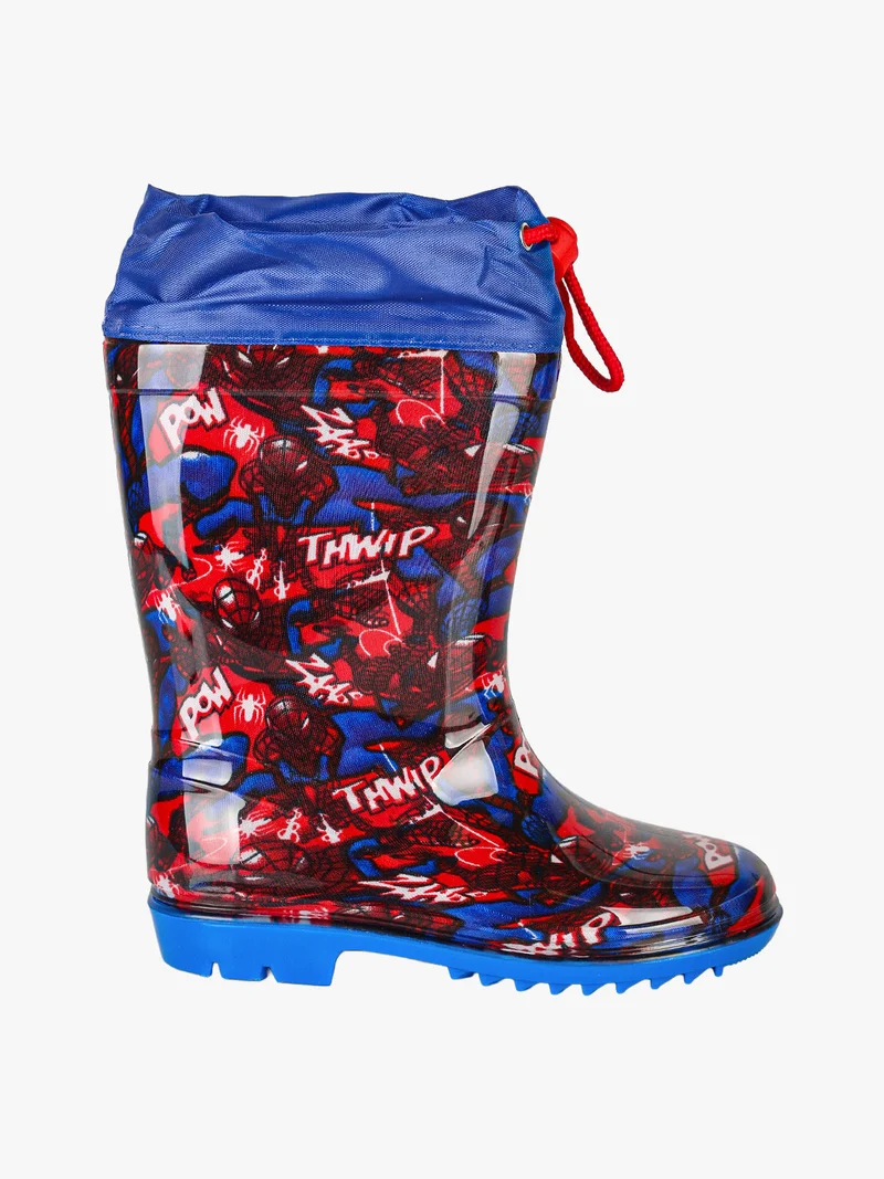 Stivali pioggia da bambino con stampe - blu