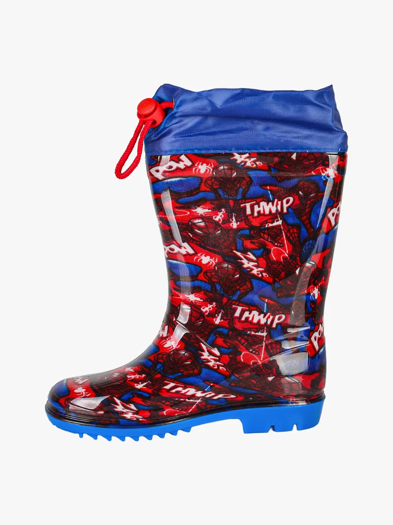 Stivali pioggia da bambino con stampe - blu