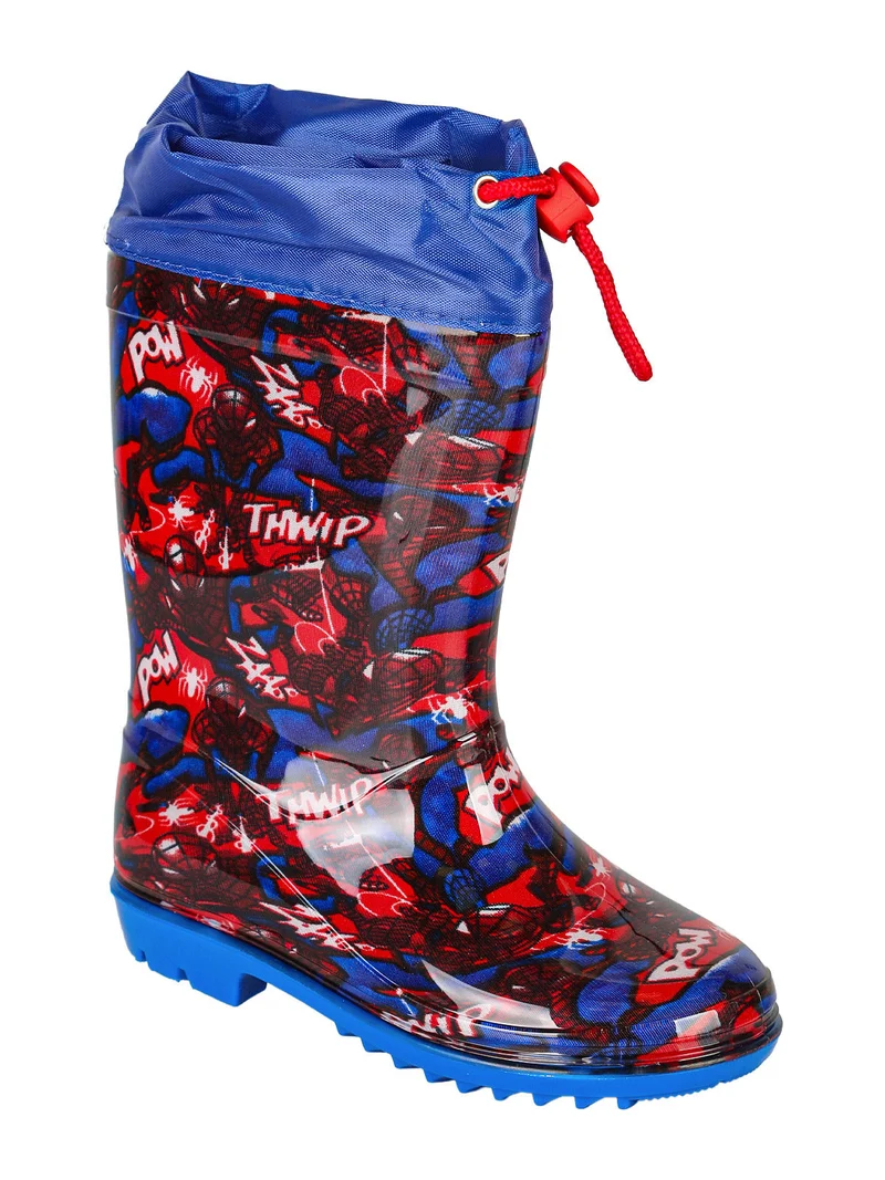 Stivali pioggia da bambino con stampe - blu