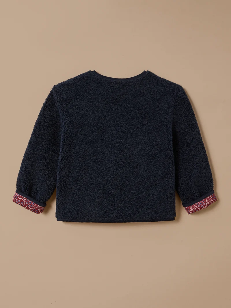Mädchenjacke aus Sherpa