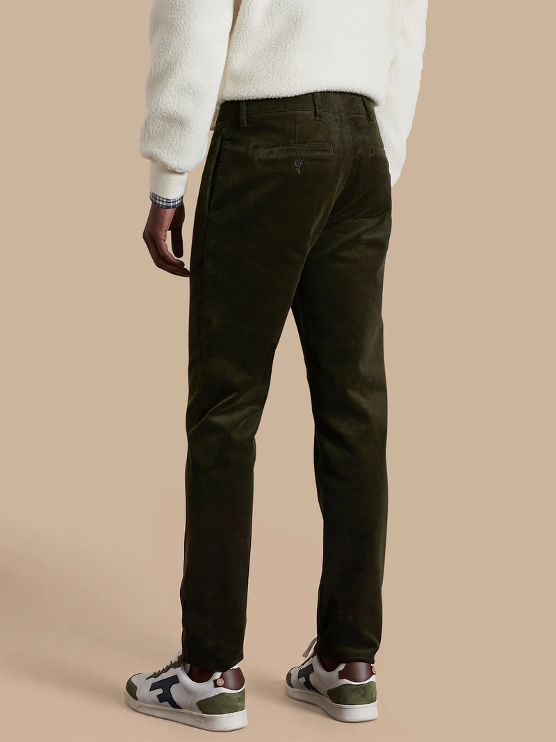 Herren-Chinohose « regular » aus Velours