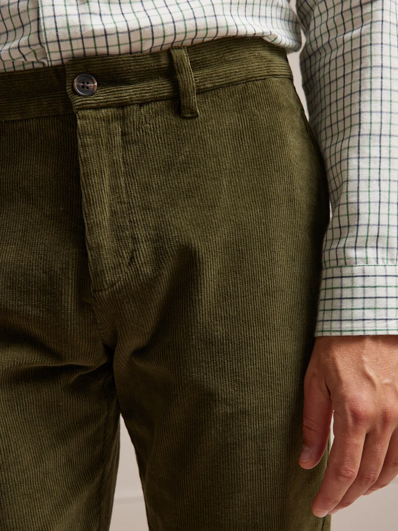 Herren-Chinohose « regular » aus Velours
