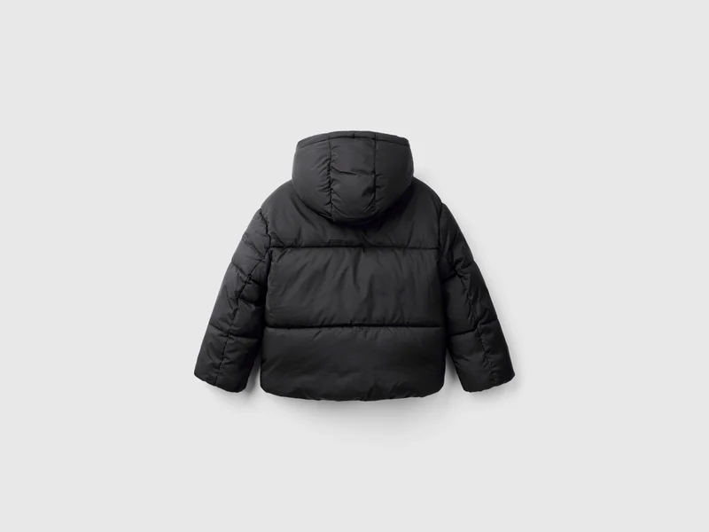 Wattierte Jacke mit Kapuze