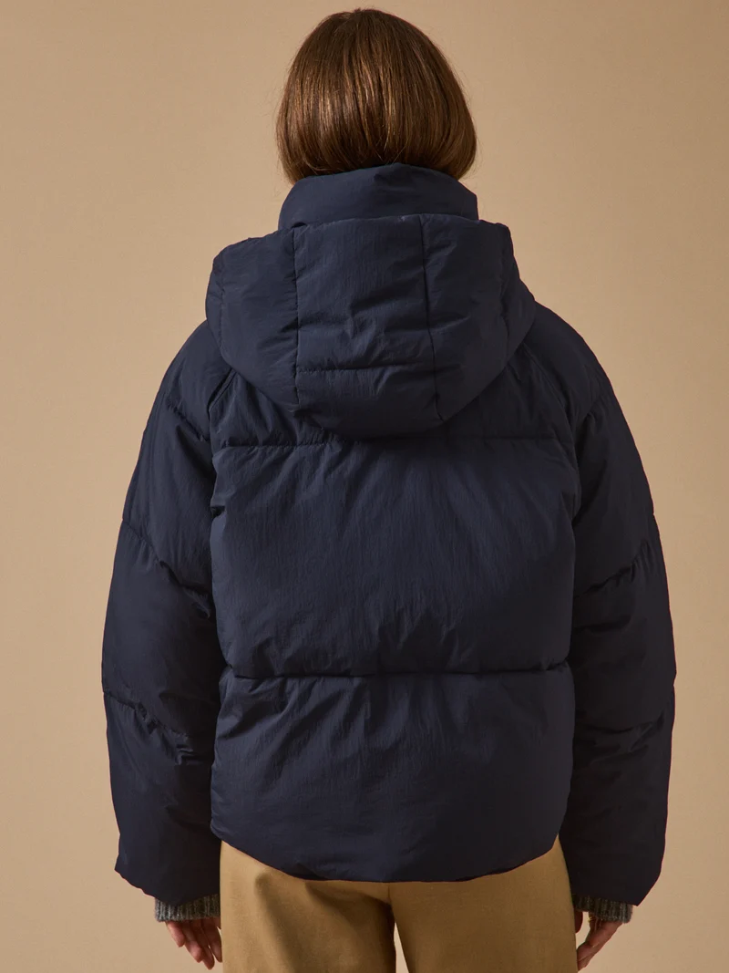 Wattierte Damen-Daunenjacke