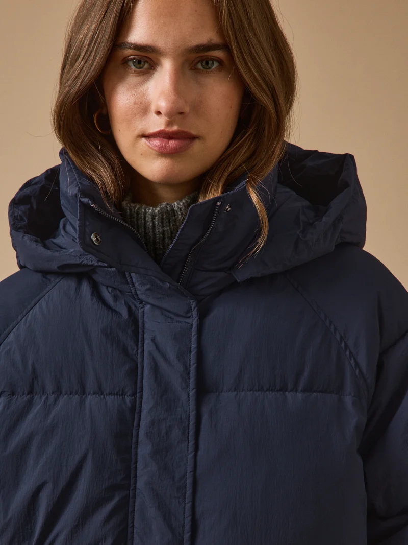 Wattierte Damen-Daunenjacke