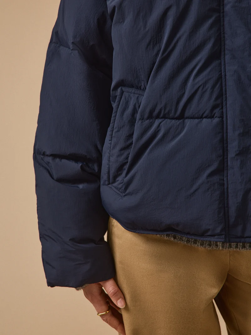 Wattierte Damen-Daunenjacke