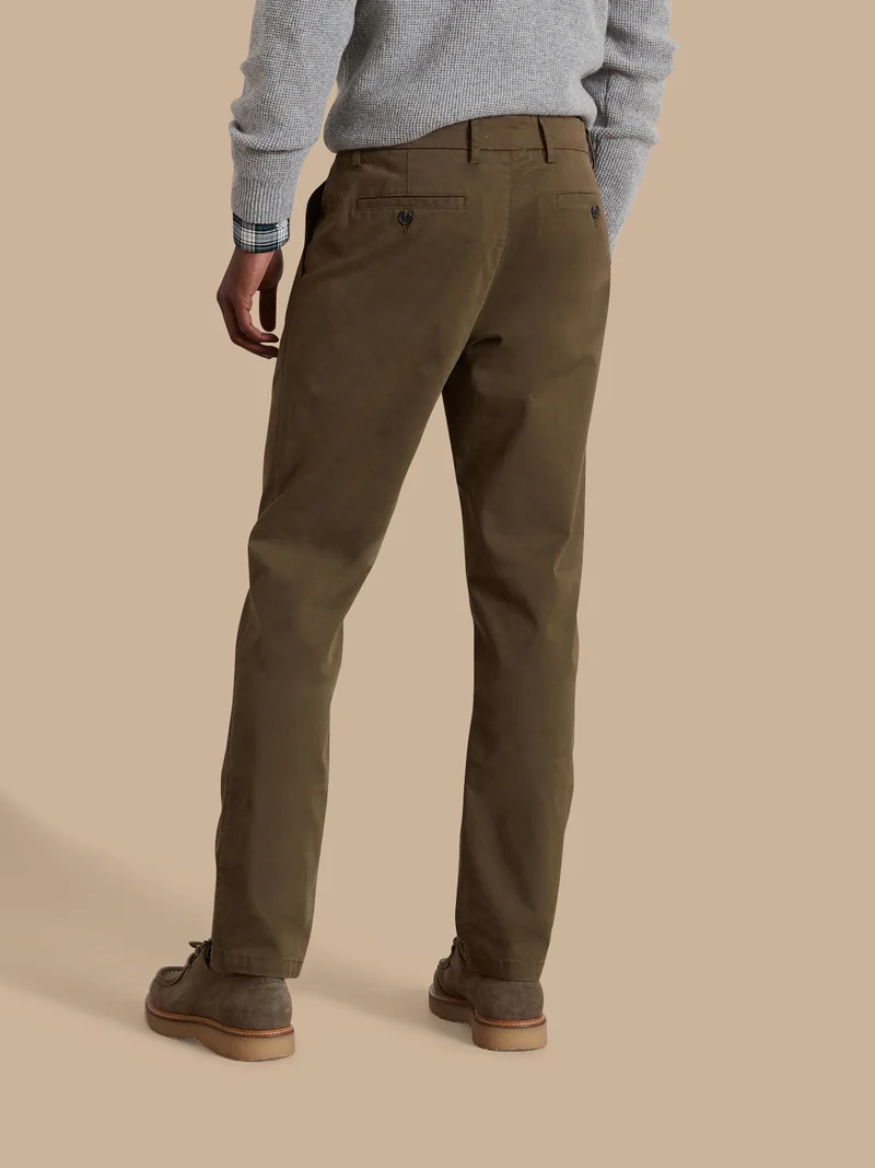 Herren-Chinohose aus Gabardine