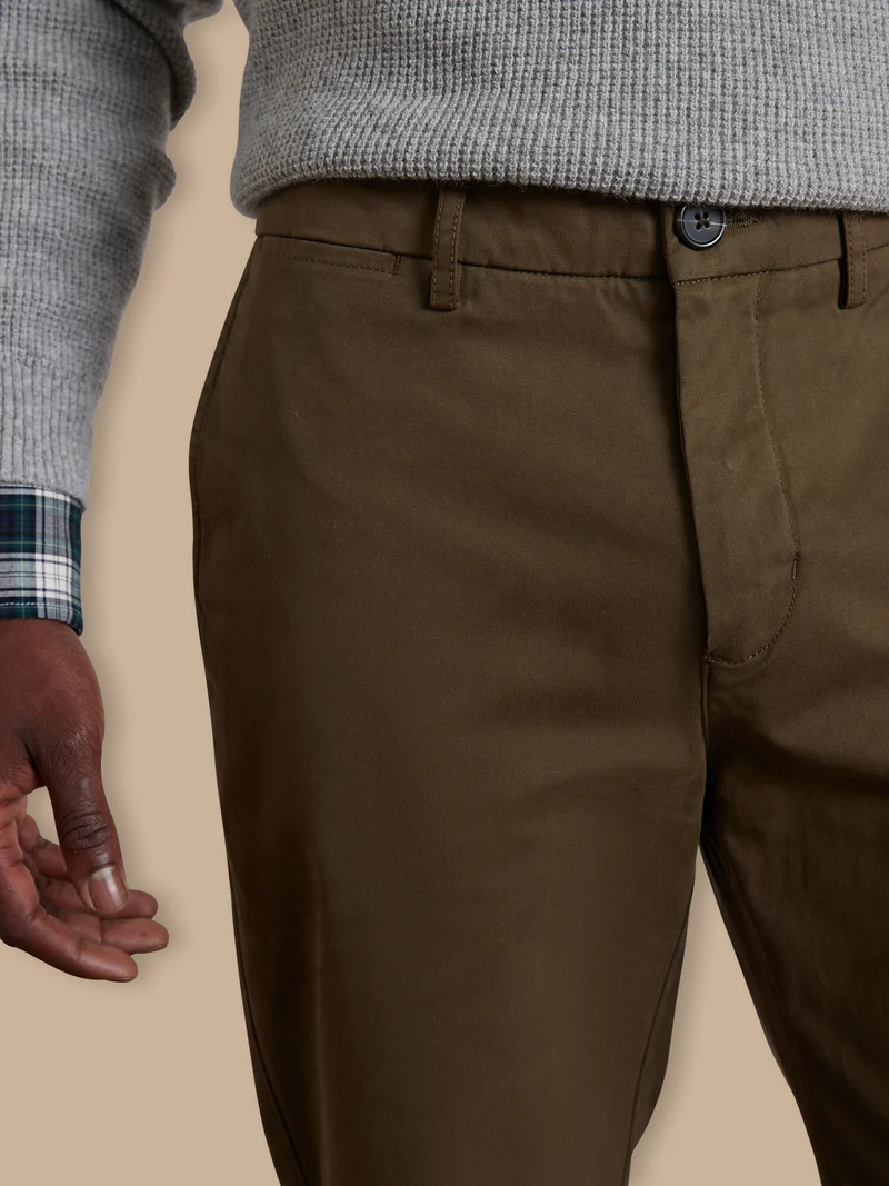 Herren-Chinohose aus Gabardine