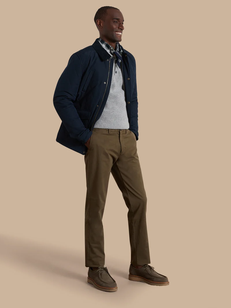 Herren-Chinohose aus Gabardine