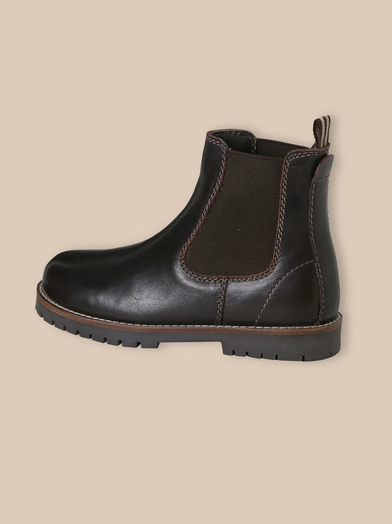 Jungen Chelsea-Boots aus Leder