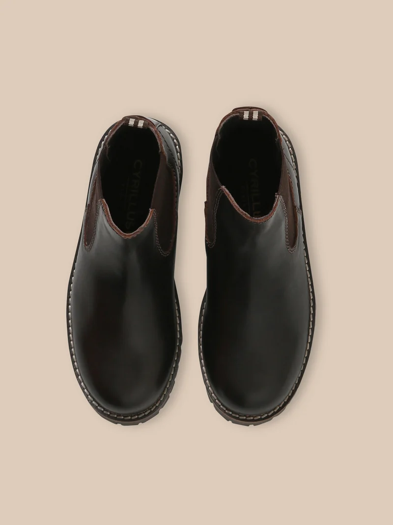 Jungen Chelsea-Boots aus Leder