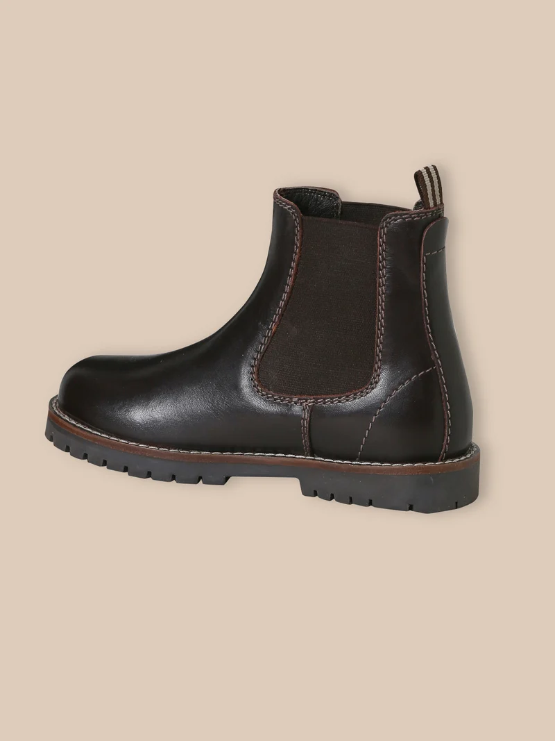 Jungen Chelsea-Boots aus Leder