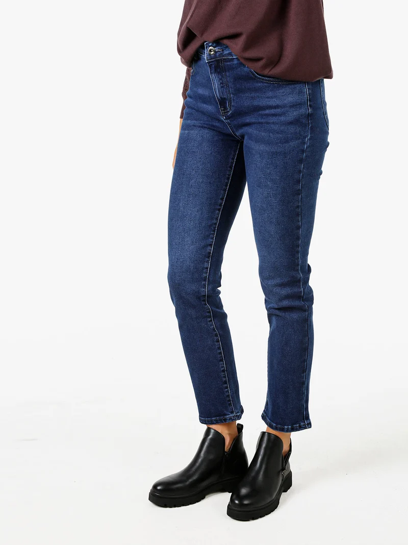 Jeans donna modellante a gamba dritta - jeans