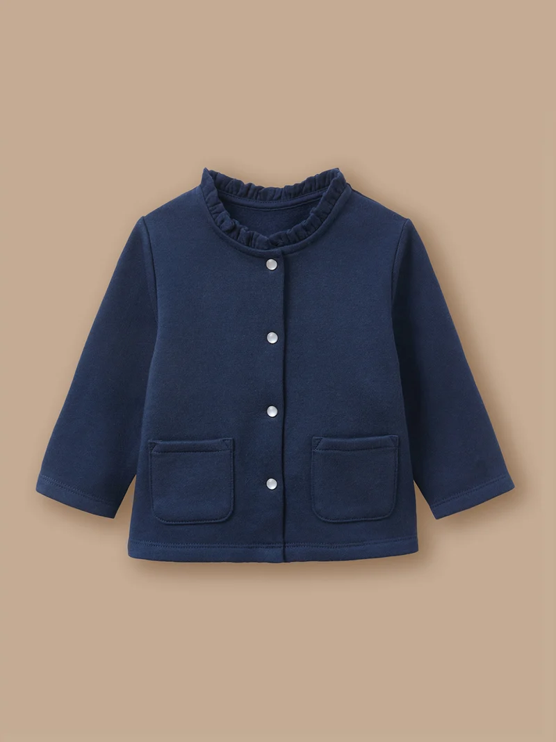 Baby-Cardigan aus Molton