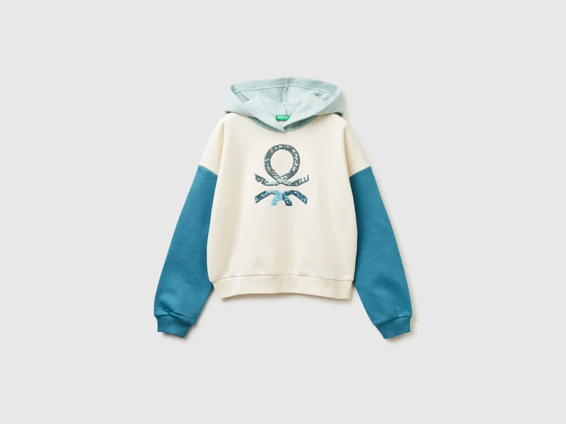 Pailletten-Hoodie
