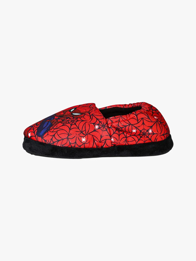 Pantofole chiuse da bambino in tessuto - rosso
