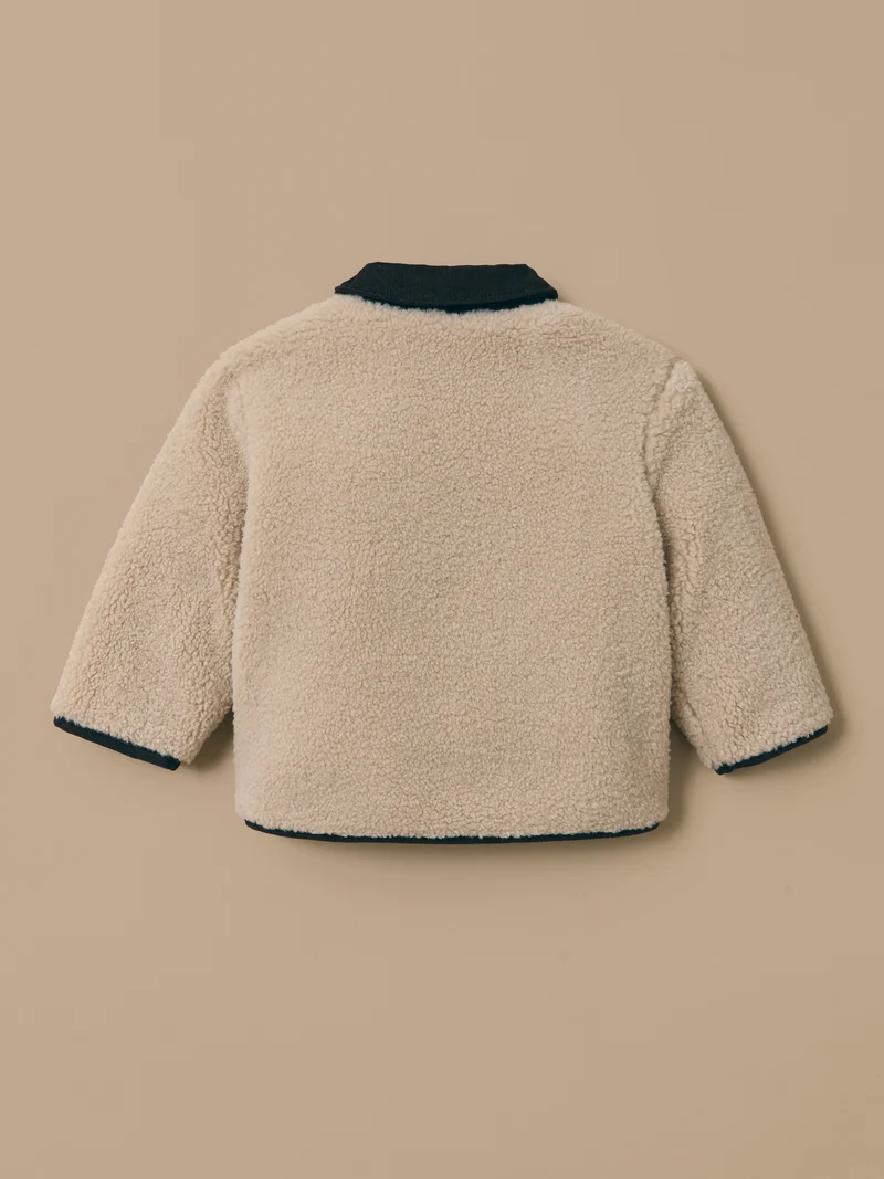 Wendejacke aus Sherpa für Babys