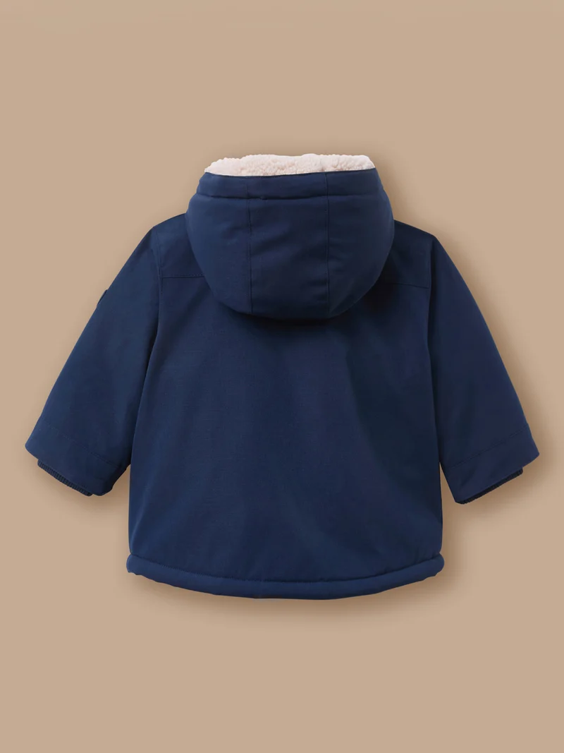 Gefütterte Sherpa-Parka für Babys