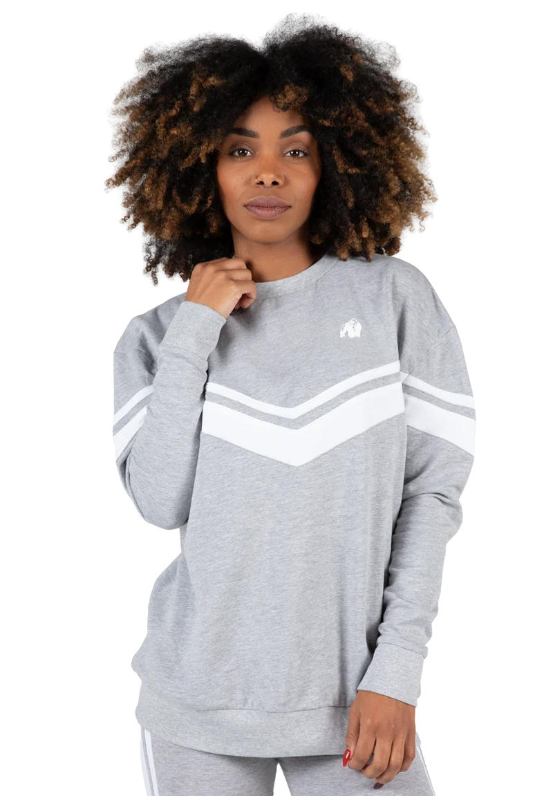Hailey Oversized Sweatshirt - Gray Melange