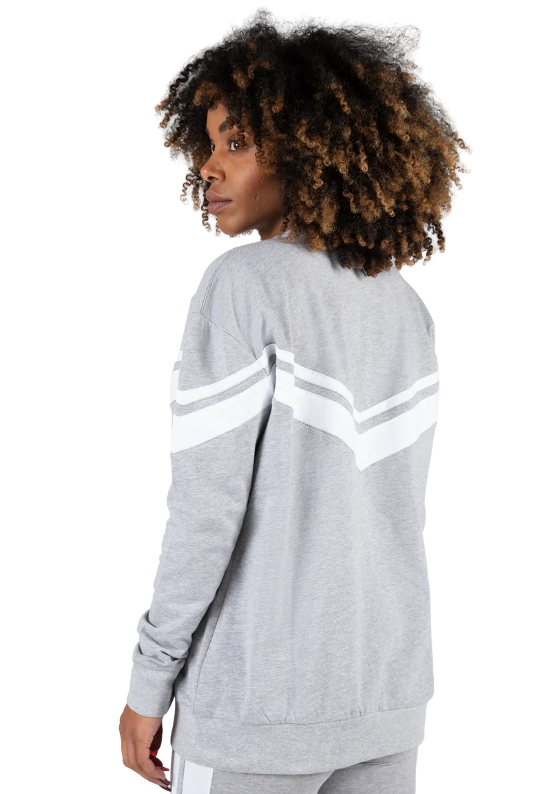 Hailey Oversized Sweatshirt - Gray Melange