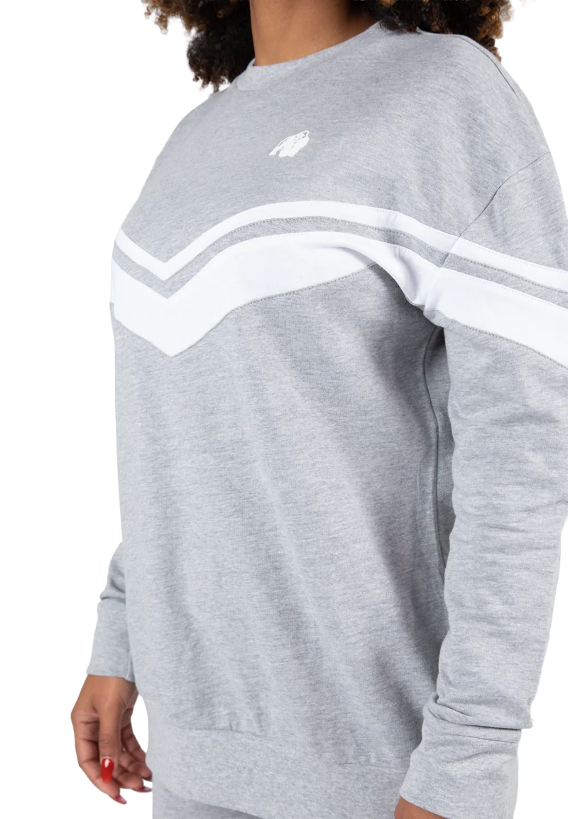 Hailey Oversized Sweatshirt - Gray Melange