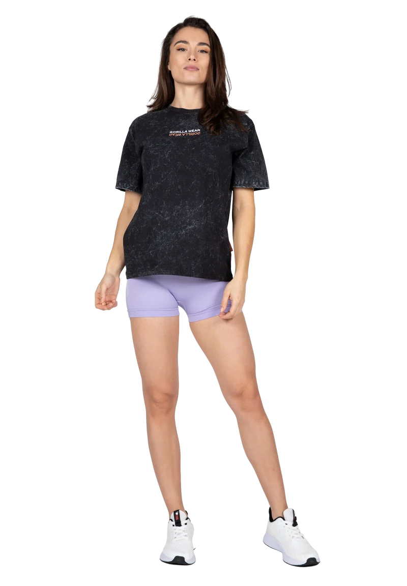 Medina Oversized T-Shirt - Washed Black