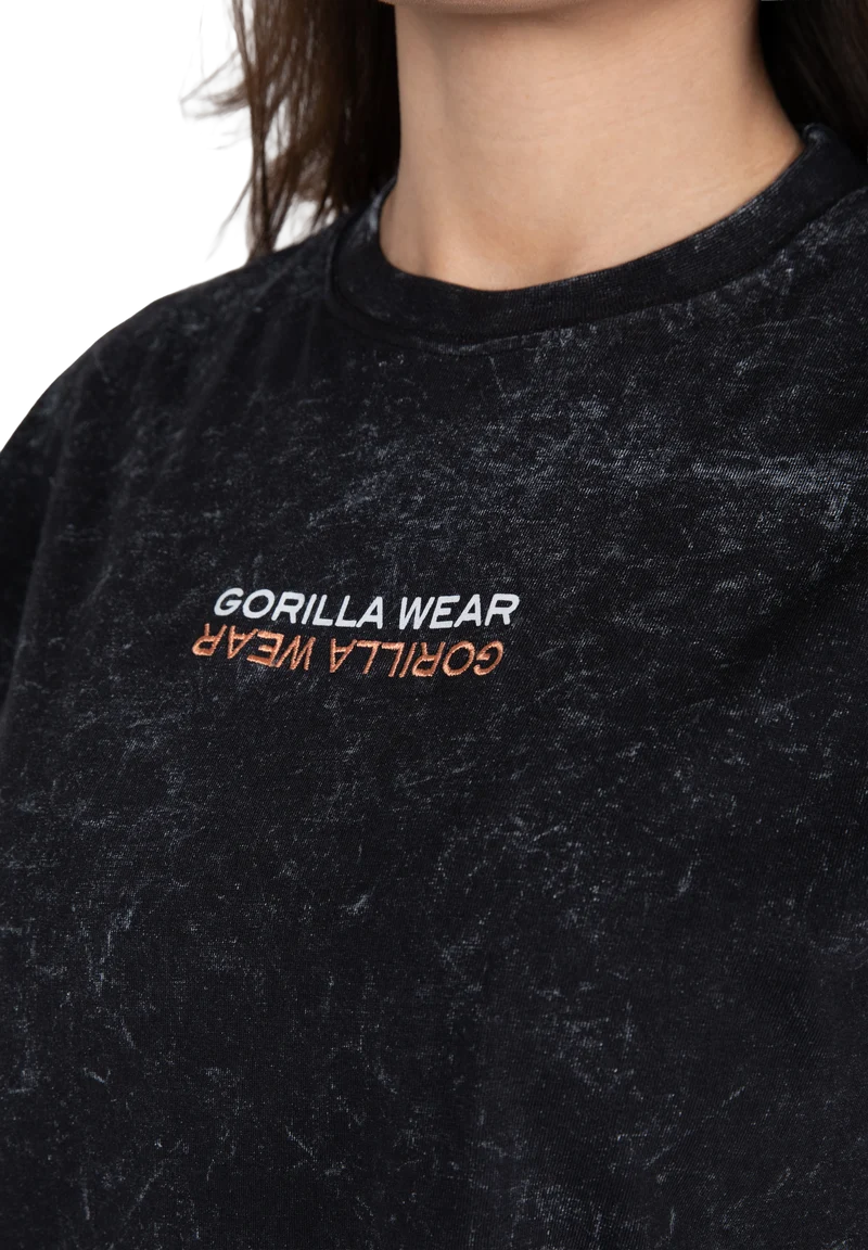 Medina Oversized T-Shirt - Washed Black
