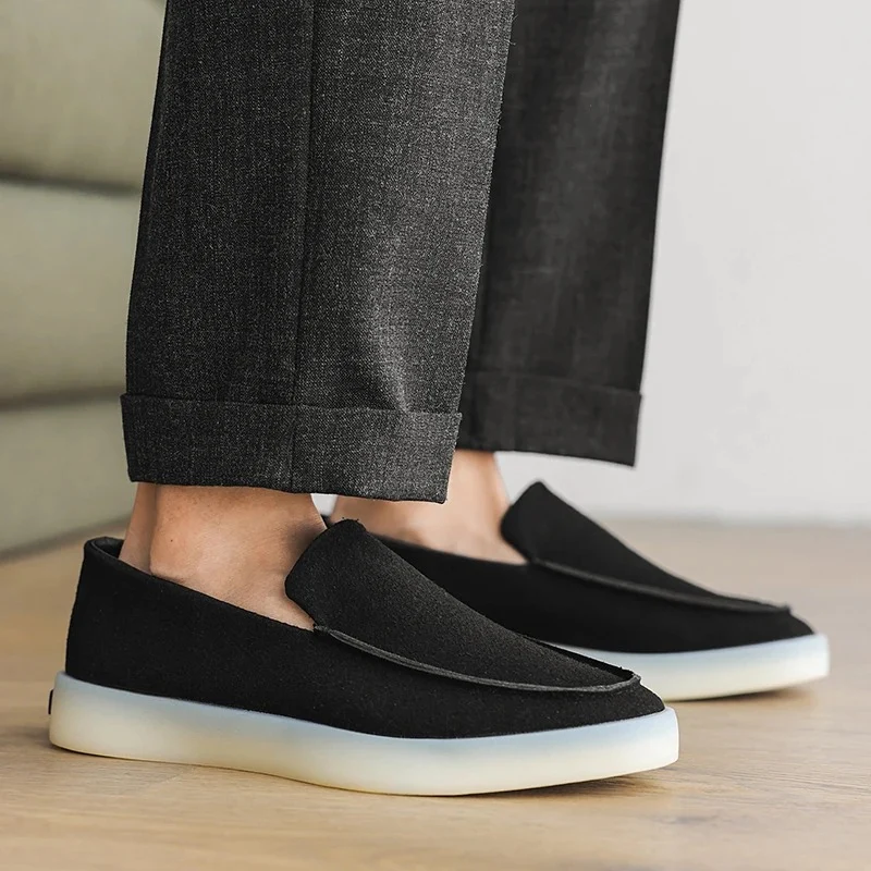 Classic Suede Business Loafers