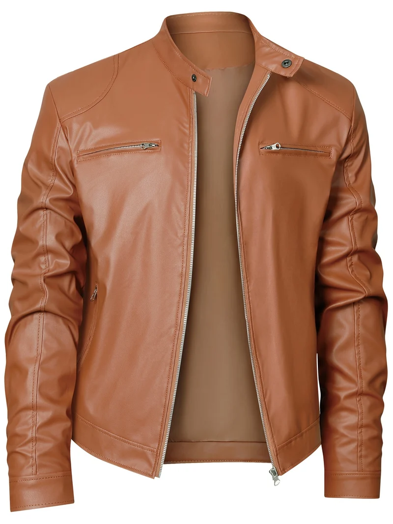 Casual leather Jacket