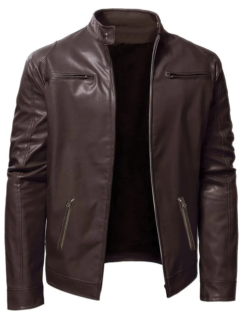 Casual leather Jacket
